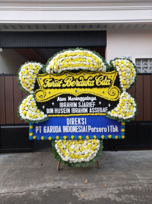 Papan Bunga Duka di Kikim Selatan