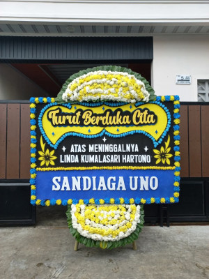 Papan Bunga Duka di Kikim Selatan